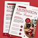 Meditation Class Flyer - GraphicRiver Item for Sale