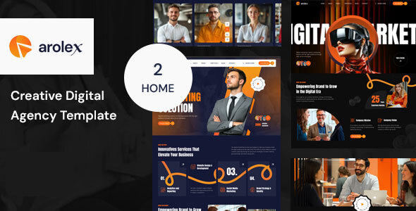 Arolex-Creative Digital Agency Template