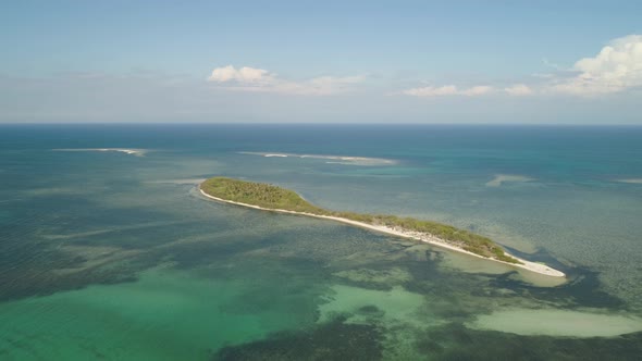 Tropical Island Tanduyong with Beach