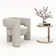 Modern Coffee Table and Armchair Set 82 - 3DOcean Item for Sale