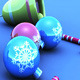 Christmas Decoration Materials Textured - 3DOcean Item for Sale