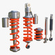Hydraulic Shock Absorber Set M1 - 3DOcean Item for Sale