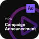 Intro - Campaign Announcement - VideoHive Item for Sale