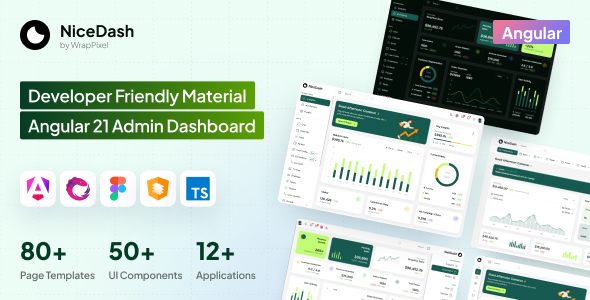 NiceDash Angular Dashboard Template