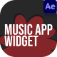 Music App Widget After Effect - VideoHive Item for Sale