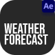 Weather Forecast After Effect - VideoHive Item for Sale