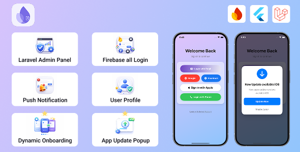 iOS Firebase Authentication App (SwiftUI) – Email, Phone OTP, Social Login + Laravel Admin