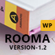 Rooma Minimal Creative Portfolio WordPress Theme - ThemeForest Item for Sale