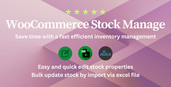 Woo Stock Manage & Report