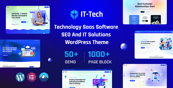 IT-Tech – IT Solutions & Technology WordPress Theme