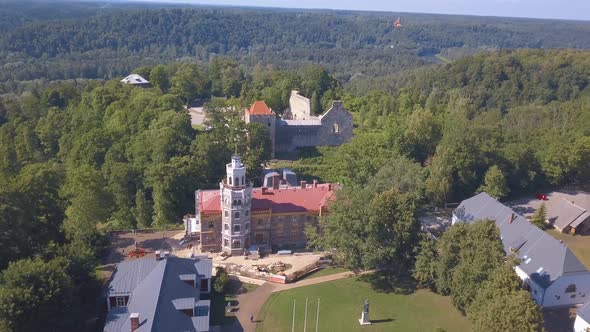 Aerial View of the Sigulda / Latvia Bobsleigh