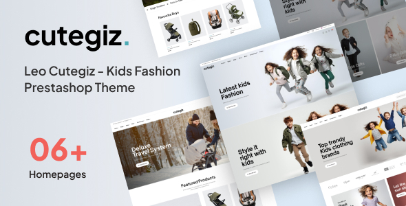 Leo Cutegiz –  Kids Fashion & Apparel Elementor Prestashop Theme