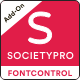 FontControl Module for SocietyPro - CodeCanyon Item for Sale