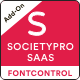 FontControl Module for SocietyPro Saas - CodeCanyon Item for Sale