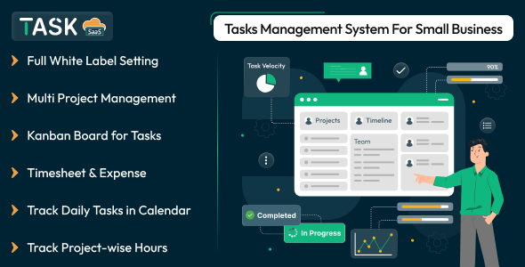 Task SaaS - Tasks Management System For Small Business