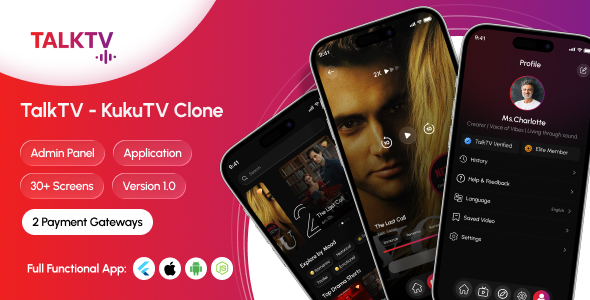 Talk Tv - Short Drama App | The Complete Clone of KuKu TV/FM