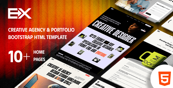 Eronix - Creative Agency & Portfolio Bootstrap HTML Template