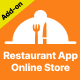 Restaurant App Online Store web add-on - CodeCanyon Item for Sale