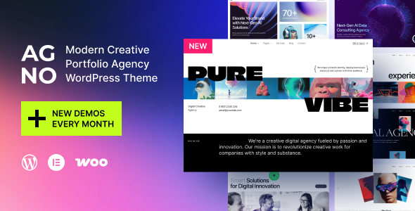 Agno - Creative Portfolio Agency WordPress Theme