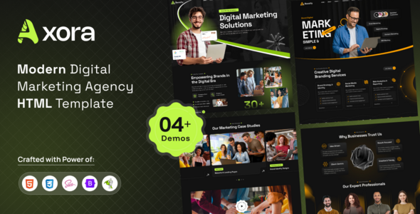Axora - Modern Digital Marketing Agency HTML Template
