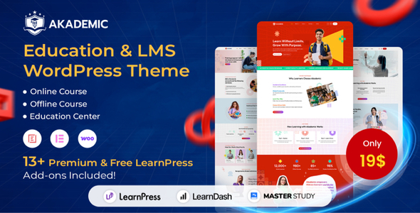 Akademic - Education LMS WordPress Theme