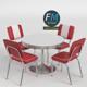 Retro Diner Table and Chairs 1 - 3DOcean Item for Sale