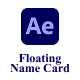 Floating Name Card - VideoHive Item for Sale