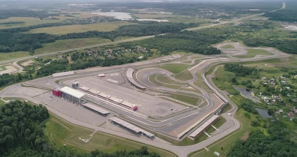 Moscow Raceway. Aerial