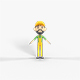 Cartoon Style Character 05 - 3DOcean Item for Sale