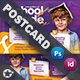 University School Postcard Templates - GraphicRiver Item for Sale