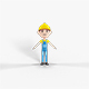Cartoon Style Character 10 - 3DOcean Item for Sale