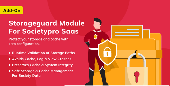 StorageGuard Module for SocietyPro Saas