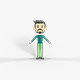 Cartoon Style Character 36 - 3DOcean Item for Sale