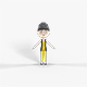 Cartoon Style Character 39 - 3DOcean Item for Sale