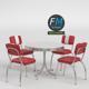 Retro Diner Table and Chairs 2 - 3DOcean Item for Sale