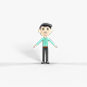 Cartoon Style Character 44 - 3DOcean Item for Sale