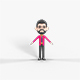 Cartoon Style Character 45 - 3DOcean Item for Sale