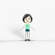 Cartoon Style Character 46 - 3DOcean Item for Sale