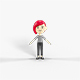 Cartoon Style Character 48 - 3DOcean Item for Sale