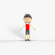 Cartoon Style Character 49 - 3DOcean Item for Sale