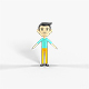 Cartoon Style Character 59 - 3DOcean Item for Sale