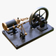 Vintage Steam Engine M1 - 3DOcean Item for Sale