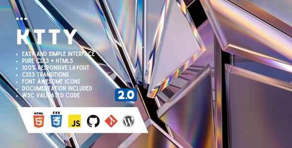 ktty - HTML/CSS Animated social media Button Collections