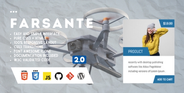 Farsante  Multipurpose Product Showcase HTML Widget