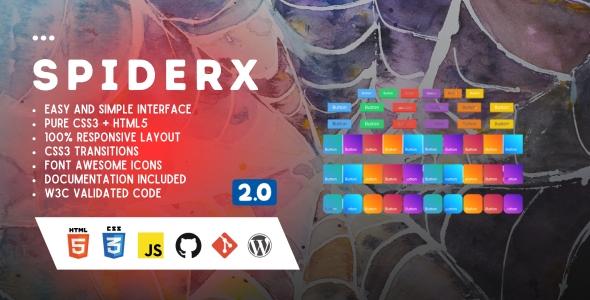 spiderx A Modern CSS3 Buttons Collection
