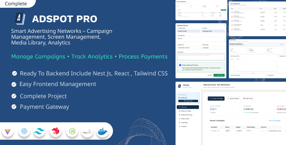 ADSPOT PRO Digital Signage Advertising Platform