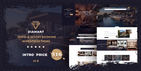Diamant - Hotel & Resort Booking WordPress Theme