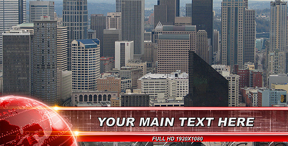 Techno Globe lower thirds alt