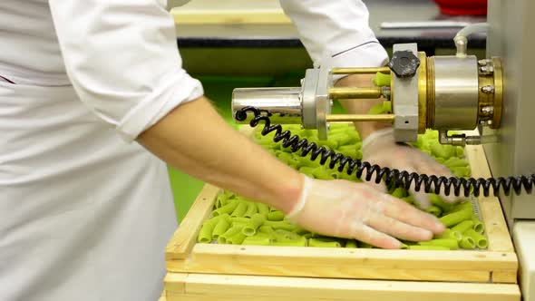 Production of Pasta - Machine Produce Pasta