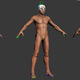 Human - Male and Female base mesh - rigged - 3DOcean Item for Sale